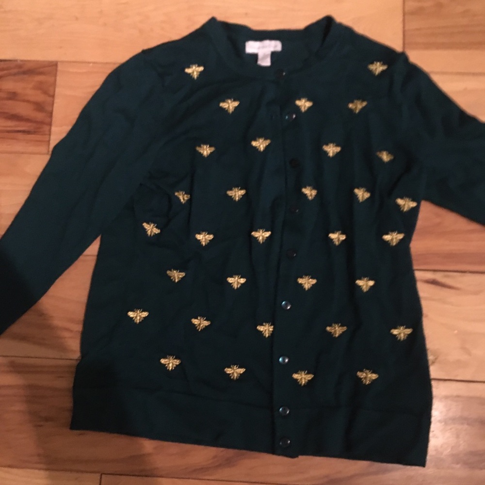 Charter Club Golden Bee cardigan